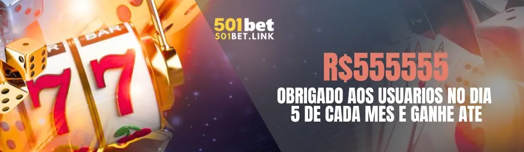 501BET Caça Níqueis banner