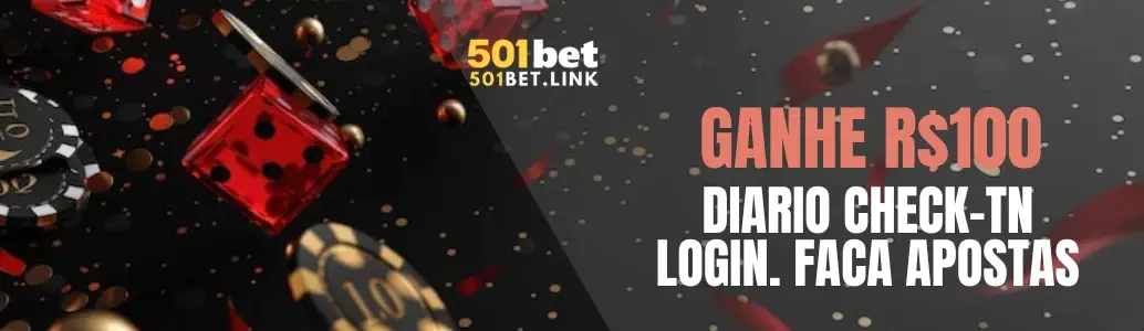 501BET Promoções banner